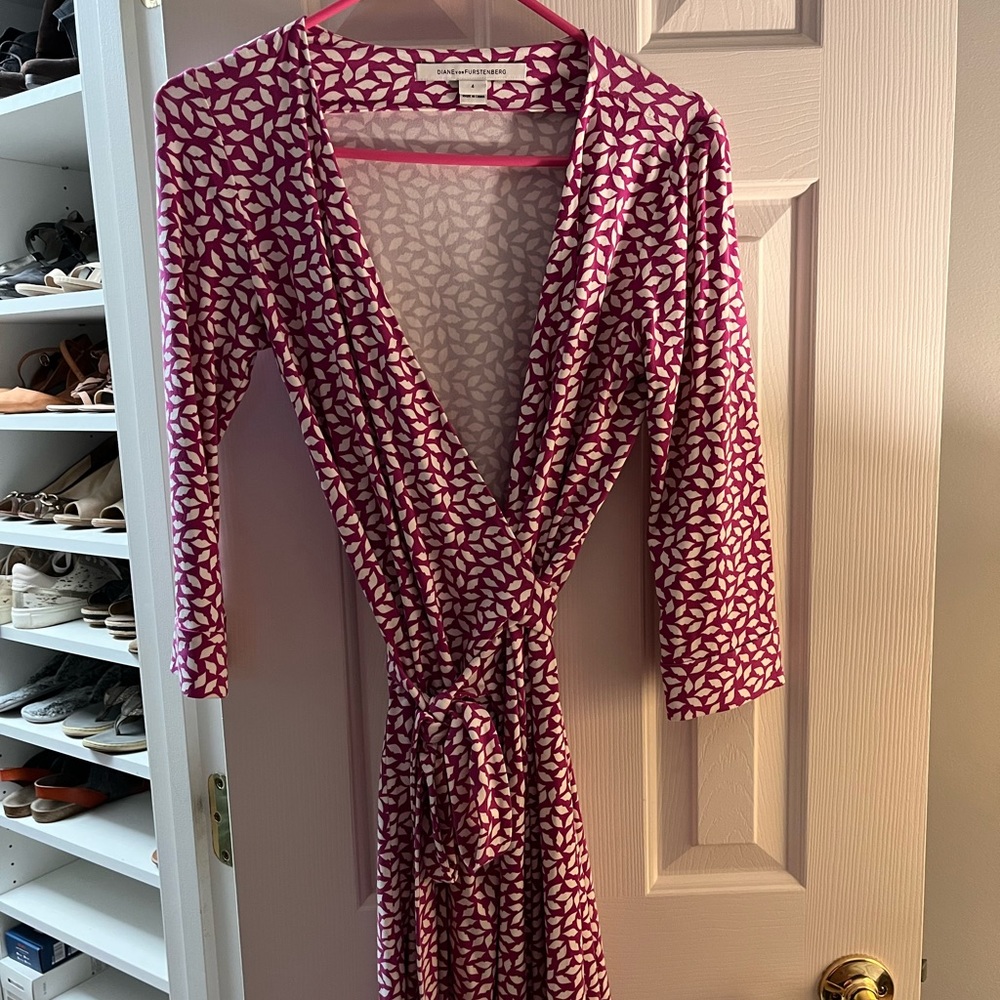 DVF wrap dress